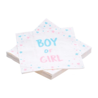 Boy Or Girl Servietter