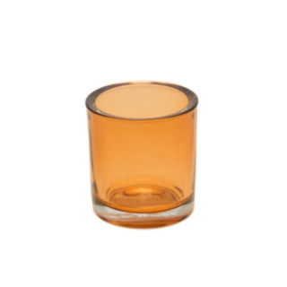 Glas Fyrfadsstage Amber