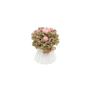 Kunstig Blomstret Buket Pastelrosa
