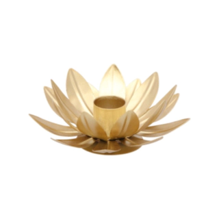 Lotus Lysestage Guld