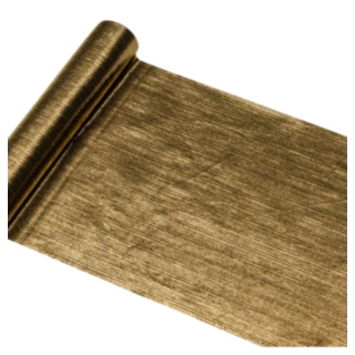 Skinnende Bordløber Guld