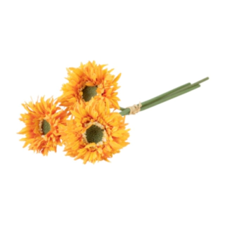 Kunstig Gerbera Buket Orange