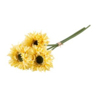 Kunstig Gerbera Buket Gul