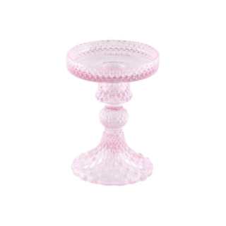 Pedestal Lysestage Lyserød