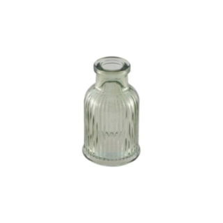 Mini Riflet Glasvase Salviegrøn