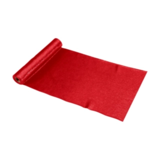 Glimmer Velour Bordløber Rød
