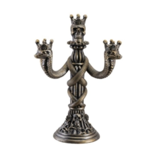 Royal Skelet & Slanger Lysestage