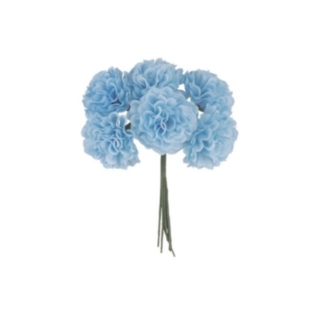 Kunstige Mini Hortensia Blomster Blå