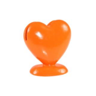 Hjerte Bordkortholder Orange