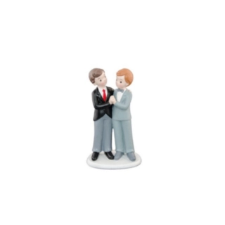 Brudepar Mand & Mand Kagefigur