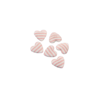 Stribede Hjerte Konfetti Pastelrosa