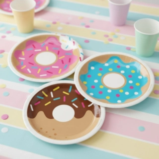 Donut Frokost Paptallerkener