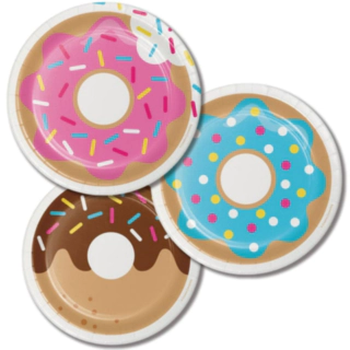 Donut Frokost Paptallerkener