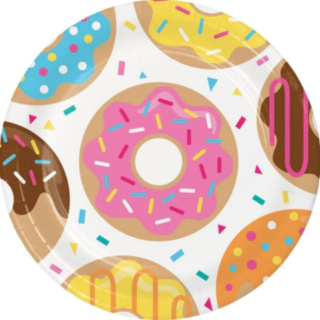 Donut Middags Paptallerkener