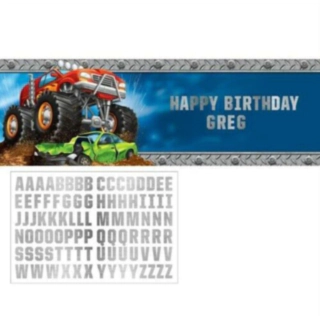 Monster Truck Banner