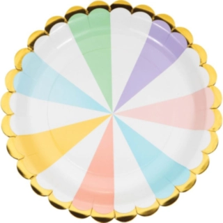 Pastel Mix Paptallerkener