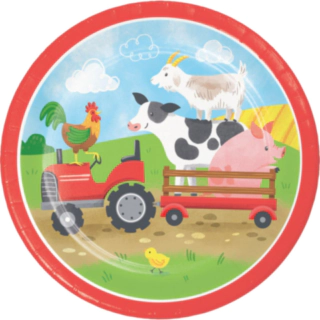 Farm Party Frokosttallerkener