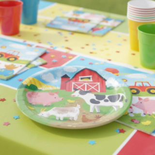 Farm Party Middagstallerkener