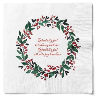 Glædelig Jul Servietter