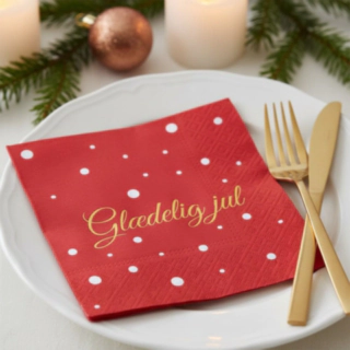 Glædelig Jul Servietter