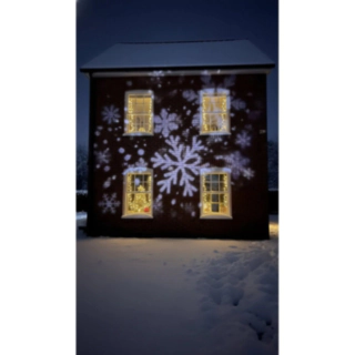 Snefnug Projektor Med Fjernbetjening