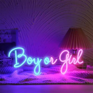 Boy Or Girl Neonskilt