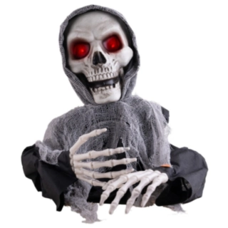 Bevægende Grim Reaper Bordfigur Med Lys & Lyd
