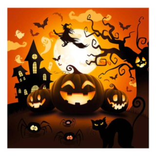 Halloween Græskar Servietter