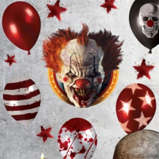 Horror Clown Vægdekoration