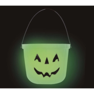 Selvlysende Græskar Halloweenspand