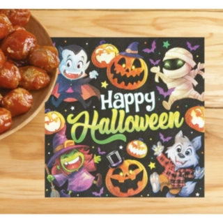 Little Monster Halloween Servietter