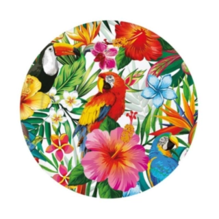 Tropisk Hawaii Paptallerkener