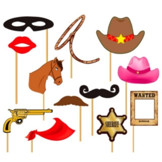 Cowboy Selfie props