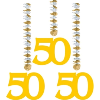 50 Års Swirls Guld/Sølv