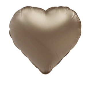 Hjerteformet Folieballon Starlight Guld