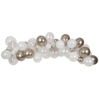 Glamour Ballonbue Hvid/Champagne