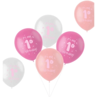 Balloner It's my 1st Birthday Pink