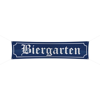 Oktoberfest Biergarten Banner