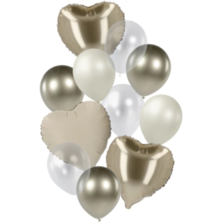 Bryllup Ballonmix Guld