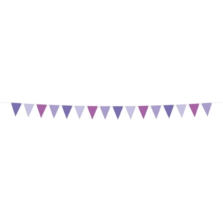 Posh Purple Vimpelguirlande