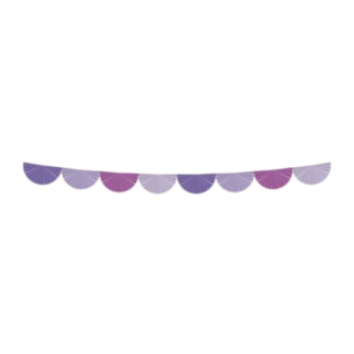 Posh Purple Vifteguirlande Lilla