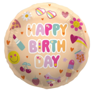 Kawaii Happy Birthday Folieballon