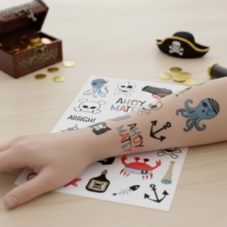 Pirat Falske Tatoveringer