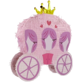 Prinsessekaret Piñata Lyserød
