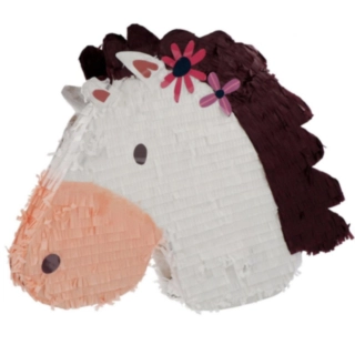 Hestehoved Piñata Hvid