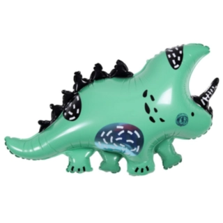 Triceratops Dinosaur Folieballon Grøn