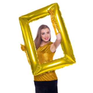 Billederamme Folieballon Guld