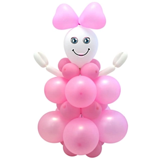 Ballonfigur Pige DIY