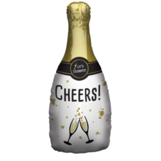 Cheers Champagneflaske Folieballon