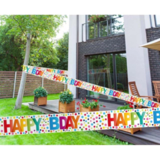 Happy B Day Afspærringsbånd